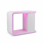 Empfangstheke mit RGB-LED Salontheke Weiß Matt für Ladenbau – Bild 2