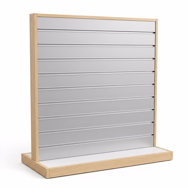 Freistehende Lamellenwand