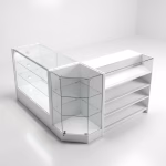 Modulare Thekenanlage und Verkaufstresen Weiß Ladenbau – Bild 6