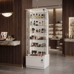Premium Standvitrine mit LED und Unterschrank Ladenbau – Bild 5