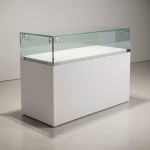 Verkaufstresen mit Glasvitrine (Weiß) B2B Ladenbau