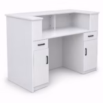 Reception desk with 2 drawers