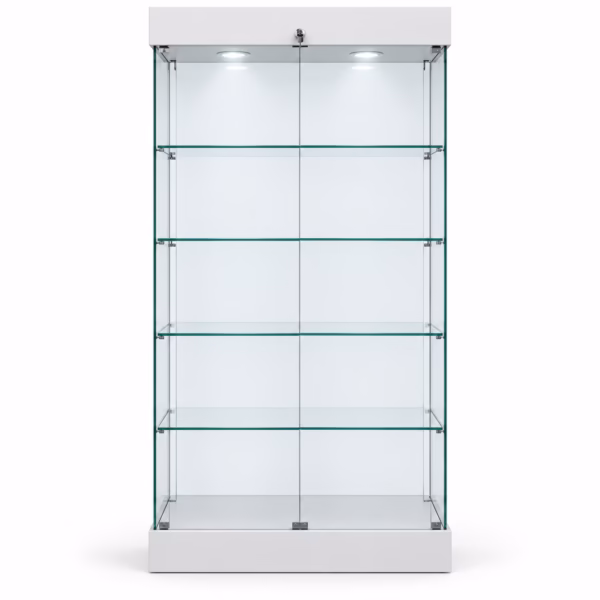 Glasvitrine mit LED-Beleuchtung