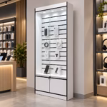 Lamellenvitrine mit Glasschiebetüren & LED 240 x 103,6 cm – Bild 3
