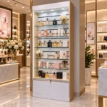 Lamellenvitrine mit Glasschiebetüren & LED 240 x 103,6 cm – Bild 5
