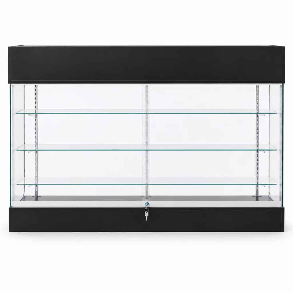 Verkaufstresen mit Glasvitrine
