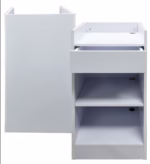 Verkaufstresen mit Schublade 50x50 cm | Weiß – Bild 2